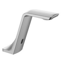 Robinet de lavabo intelligent à induction infrarouge tout en cuivre, à montage sur plan, style moderne et épuré, monocommande, économie d'eau
