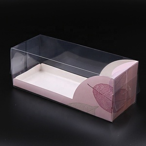 <span class=keywords><strong>2025</strong></span> dài các tông màu trắng bánh bao bì Hộp ngăn kéo cửa sổ Thụy Sĩ cuộn bánh cắt hộp - Product Image 4