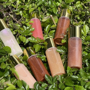 MLM 50ml Gold Cap Shimmer Body Oil Organic Vegan Cruelty Free Water-Based Brightening Skin Care water based body oil body tint - Product Image 6