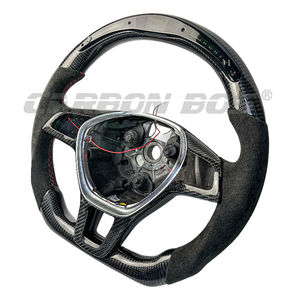 Volante de coche de fibra de carbono LED para Volkswagen <span class=keywords><strong>Golf</strong></span> MK6 4 <span class=keywords><strong>5</strong></span> 6 <span class=keywords><strong>GTI</strong></span> R Line MK5 <span class=keywords><strong>MK7</strong></span>, volante de coche personalizado - Product Image 1