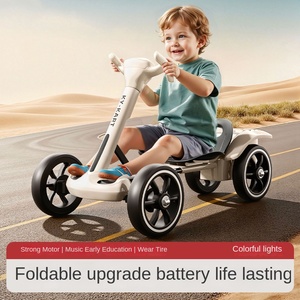 <span class=keywords><strong>Go</strong></span>-Kart Elettrico Pieghevole di Alta Qualità per Bambini, 4 Ruote, con Musica e Telecomando, per Divertimento in Giardino - Product Image 2