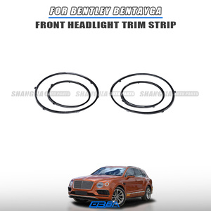 อะไหล่รถยนต์ขายส่ง วงแหวนตกแต่งไฟหน้าชุบโครเมียม สำหรับ Bentley Bentayga 2020 มือสองของแท้ - Product Image 2