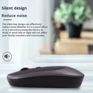 Đầy Màu sắc dual-chế độ 2.4G + bt5.2 không dây sạc quang học theo dõi chuột chơi game 3D giao diện USB tương thích máy tính bảng - Product Image 3