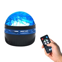 Lámpara Nocturna LED con Ondas de Agua Dinámicas, Proyector de Cielo Estrellado con Control Remoto, Alimentación USB, Luz Ambiental para Habitación Infantil con Efecto de Olas Oceánicas