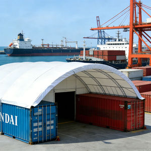 Abri <span class=keywords><strong>de</strong></span> stockage portable W65'xL40' en PVC imperméable à double treillis pour conteneurs maritimes <span class=keywords><strong>de</strong></span> 20ft/40ft à vendre - Product Image 6