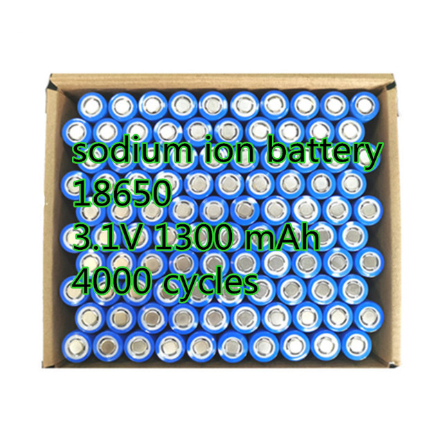 18650 Sodium-ion Battery 3.1V 1300 MAh 4000 Times Cycles Sodium Battery 1.3 Ah Sodium Ion Battery for Sale
