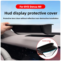 Accessoires intérieurs de voiture : Cache de protection HUD en PC optique incurvé, lentille anti-éblouissement, moule d'origine pour BYD Denza N9, zéro reflet