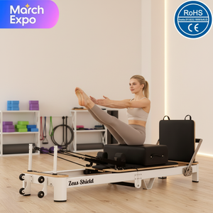 Reformer <span class=keywords><strong>de</strong></span> Pilates Profesional <span class=keywords><strong>de</strong></span> Aluminio, Ajustable, Portátil y Duradero, para <span class=keywords><strong>Ejercicios</strong></span> <span class=keywords><strong>de</strong></span> Yoga y Fortalecimiento del Core en Casa o en el Gimnasio - Product Image 1