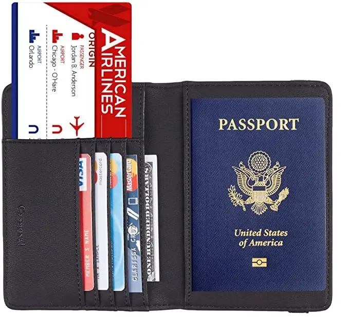 Fashion Factory Custom and Wholesale Cheap Price PU Leather Passport Holder Cover For Travel