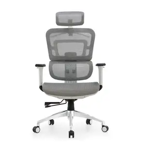 Ergonomik Modern ofis koltuğu rahat en iyi ergonomik tam örgü geri döner sandalyeler