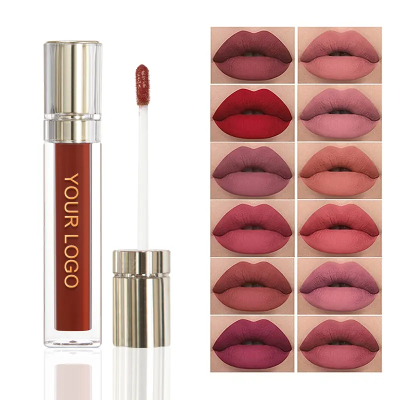 Wholesale Makeup Lipgloss Liquid Lip gloss No Private Label 60 colors kit makeup no logo lip gloss
