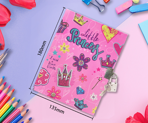 Diario con Candado de Dibujos Animados, Cuaderno con Llaves, Tapa Dura, Diario Secreto, Cuaderno con Candado Bonito para Niños, Estudiantes, Regalo, Papelería Infantil - Product Image 1