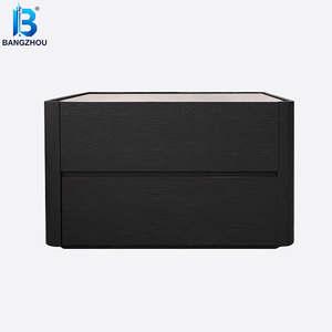 Mesa de <span class=keywords><strong>Noche</strong></span> Moderna de Madera Maciza con Cajón de Almacenamiento para Dormitorio, Precio al por Mayor - Product Image 2