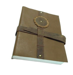 Diario de escritura de cuero de grano completo rústico, cuaderno planificador recargable para hombres y mujeres, Ideal para regalos y notas a la venta - Product Image 3