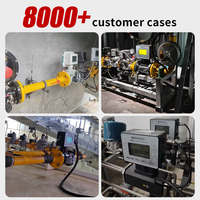 Alat Ukur Aliran Gas Alam  Sensor Aliran Meter Itron Turbine Gas Meter Digital Gas Mass Flow Meter Sensor Aliran