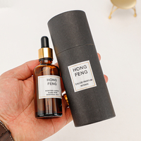 Flacon compte-gouttes rond vide personnalisé de 5 ml, 10 ml, 15 ml, 20 ml, 30 ml, 50 ml, 100 ml, en ambre, avec étiquettes et boîtes pour huile