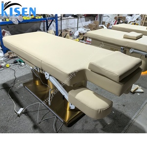 Kisen Top Luxury Beauty Salon Equipment Facial Nursing <b>Electric</b> Tattoo Massage <b>Table</b> Lash Bed with 4 Motors - Product Image 4