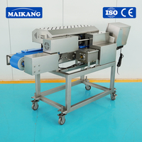 Máquina Cortadora de Carne Horizontal Automática, Máquina Fileteadora de Pechuga de Pollo, Cortadora de Pechuga de Cerdo, Res y Pato Frescos para Plantas de Procesamiento de Carne