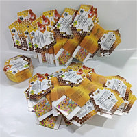 Boîte d'emballage de miel de forme hexagonale de conception personnalisée écologique Boîte d'emballage hexagonale pour l'abeille