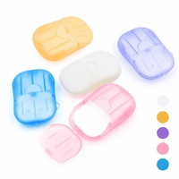 Savon en Papier Dissolvant Portable Mini Format pour Lavage des Mains Écologique – Fournitures de Voyage Jetables