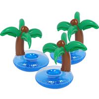 Mini anneau de natation gonflable en Pvc flottant, Logo personnalisé, porte-gobelet de fête, flotteur de piscine
