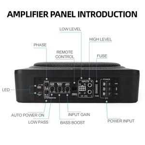 Zeming YF1005 Tốt Nhất <span class=keywords><strong>10</strong></span> Inch Dưới Chỗ Ngồi Sub Woofer <span class=keywords><strong>10</strong></span> "Xe Hoạt Động Underseat Loa Siêu Trầm Powered Loa Siêu Trầm 300W - Product Image 3