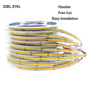 Concurrerend geprijsde 320LED/<span class=keywords><strong>m</strong></span> 24V 32,8ft flexibele USB-aangesloten lichtkettingen IP33 CRI90 COB Epistar IC 8mm PC - Product Image 3