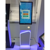 Kiosque de paiement à écran tactile THLEE de 21,5 pouces avec SDK et lecteur de codes-barres, commande en libre-service sur pied pour KFC McDonald's