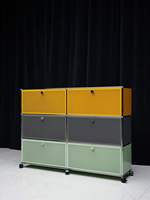 Meuble TV en acier inoxydable, livraison rapide mondiale, meuble TV industriel pour salon, plaque métallique durable, design moderne