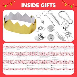 Galletas de Navidad DIY en inglés con premios, poppers de Navidad a granel para REGALOS FESTIVOS, laminación mate, manejo de crema facial, uso - Product Image 4