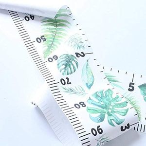 Tabla de crecimiento para niños Marco de madera Tela Lona Regla de medición de altura de bebé a Adulto para la decoración de la habitación del niño - Product Image 3