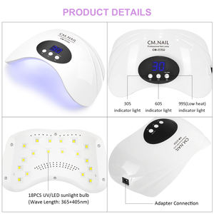CMNAIL Lámpara <span class=keywords><strong>Ultravioleta</strong></span> <span class=keywords><strong>para</strong></span> <span class=keywords><strong>Uñas</strong></span>, Máquina de Clavado, Pegatinas de Gel, Novedad - Product Image 5