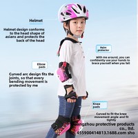 Ensemble complet de protections réglables en éponge pour enfants, pour roller/patinage sur glace, vélo d'équilibre, genouillères et coudières anti-chute