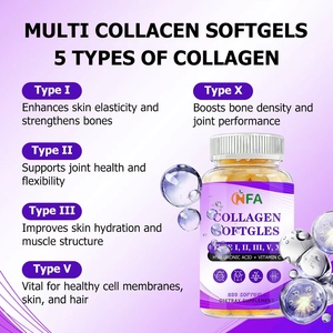 คอลลาเจนซอฟต์เจลฉลากส่วนตัว ผสมวิตามินซี ไบโอติน และกรดไฮยาลูโรนิก ช่วยบำรุงผิวพรรณ ข้อต่อ ความชุ่มชื้น สารต้านอนุมูลอิสระ และระบบย่อยอาหาร - Product Image 6