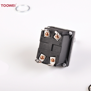 TOOWEI Impermeable a prueba de polvo Resistente a la corrosión 2Pos DPST <span class=keywords><strong>Interruptor</strong></span> de palanca de encendido y apagado - Product Image 4
