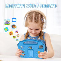 Tabletas para Niños de 2 a 5 Años, Iwawa Preinstalada para el Aprendizaje, Tableta Android con EVA, Nueva Tendencia, 3 GB de RAM, 64 GB de ROM, USB Tipo C