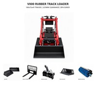 Chargeuse compacte sur chenilles 420 kg de charge nominale 500 kg max EPA EURO5 3 cylindres diesel compacte