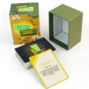 Đầy Đủ Màu Sắc Tùy Chỉnh Thân Thiện Với Môi Bền Xách Tay Giấy Đoán Câu Đố Thẻ Trò Chơi Thẻ Với Tùy Chỉnh Nắp Và Cơ Sở Hộp - Product Image 1