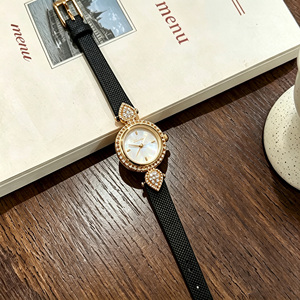 Orologio da Donna Scottie 9609b Retro con Quadrante in Madreperla, Elegante Lunetta con Perline, Impermeabile 3ATM, Movimento al Quarzo, Stile Raffinato - Product Image 5