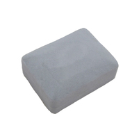 Boîte à chapelet en velours gris