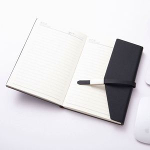 Manufacturer A5 Leather Notebook With Metal Pen Name <b>Card</b> Holder Key Ring Office Business Notebook Customized Logo Gift <b>Box</b> Set - Product Image 5