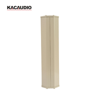 KACAUDION 3340 Altavoz de Columna para Exteriores, Resistente al Agua, Pasivo, Ligero y Robusto, Sistema de PA para Áreas Públicas