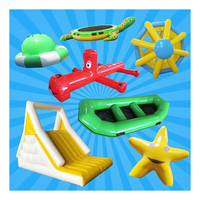 Pièces de parc aquatique intérieur gonflable enfants aire de jeux océan Style château gonflable avec combinaison de jeu doux pour les petits tout-petits