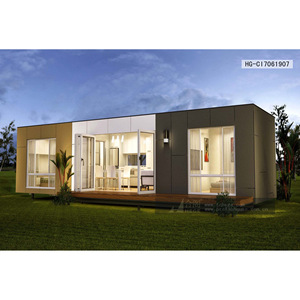 Maison préfabriquée rectangulaire moderne HegE Container House HG-C17061907 pour usage résidentiel - Product Image 1