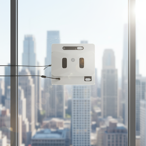 <span class=keywords><strong>Robot</strong></span> Nettoyeur de <span class=keywords><strong>Vitres</strong></span> Électrique à Aspiration Puissante et Pulvérisation d'Eau, Rechargeable, <span class=keywords><strong>pour</strong></span> le Nettoyage des Fenêtres Domestiques en Hauteur - Product Image 1