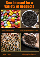 Machines à enrober, machine à enrober au sucre, machine à enrober en acier, machine à enrober au chocolat pour noix chaudes