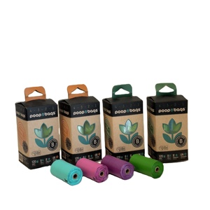 Pet Poop Waste Disposal <b>Bag</b> Biodegradable <b>Compostable</b> Degradable Dog Poop Poo Pop <b>Bag</b> Cornstarch Poop <b>Bag</b> for Dog - Product Image 2