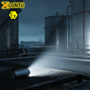 Linterna a Prueba de Explosiones Lontu 3x3W Ultra Brillante |   Linterna de Búsqueda LED Recargable y Portátil |   Certificado de Seguridad a Prueba de Agua IP68 - Product Image 1