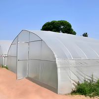 Séchoir agricole solaire à simple travée avec film PE pour le séchage des bananes