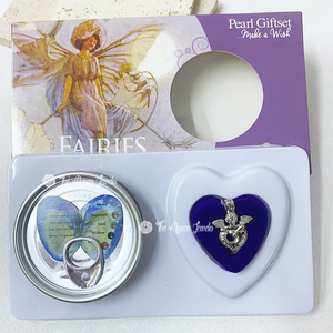 สร้อยคอแฟชั่น Muses Jewels สำหรับพิธีบัพติศมาเด็กทารก ประดับมุกหอยนางรม พร้อมกล่องของขวัญ จี้รูปนางฟ้า สร้อยคอไข่มุกน้ำจืดขนาด 6 มม. - Product Image 3